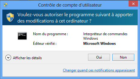 UAC cmd Windows 8